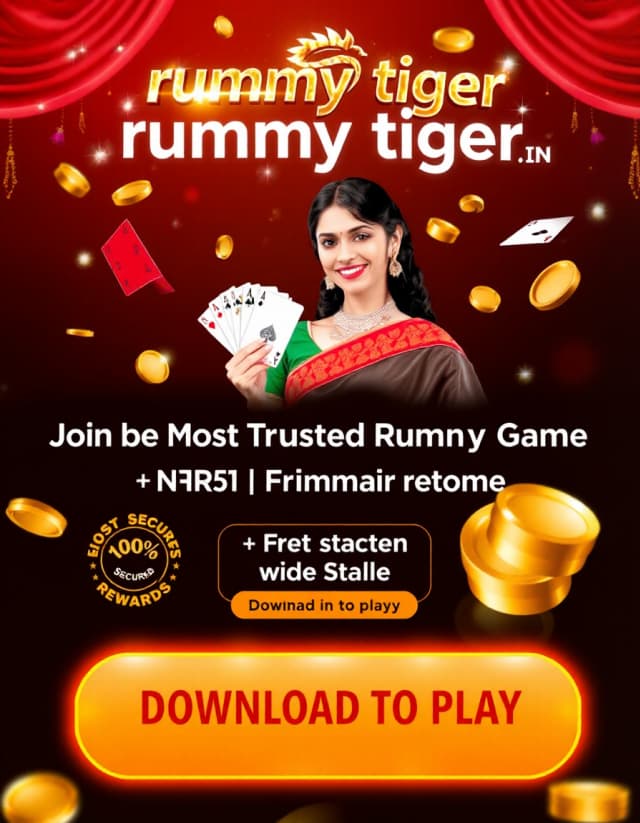 Rummy Tiger Banner